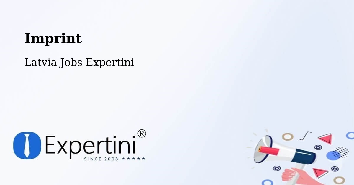 Imprint – Pāvilosta - Latvia Jobs Expertini